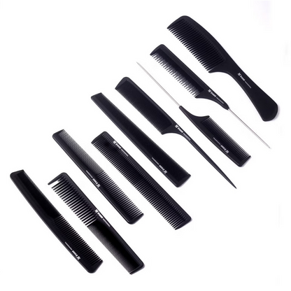Bronson Professional 9 Pcs Hair Combs Set - Dista