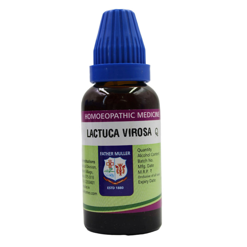 Father Muller Lactuca Virosa Mother Tincture Q - Distacart