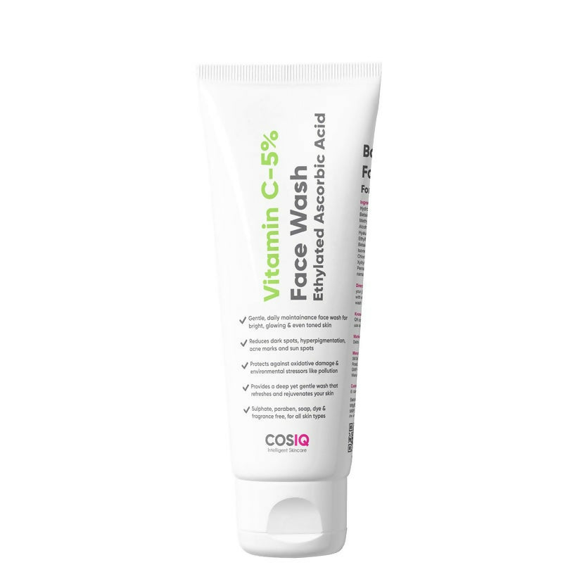 Cos-IQ Vitamin C-5% Brightening and Glow Face Wash - Distacart