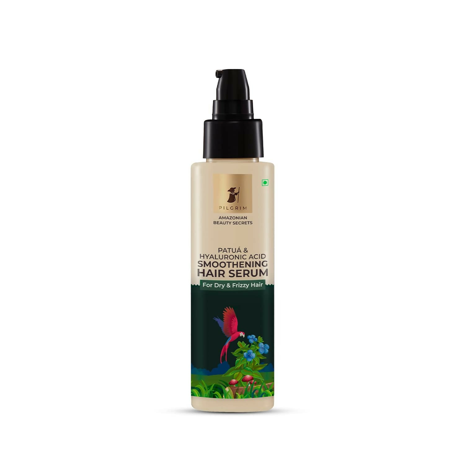 Pilgrim Amazonian Patuá & Hyaluronic Acid Smoothening Hair Serum For Dry & Frizzy Hair, For Hair Smoothening - Distacart