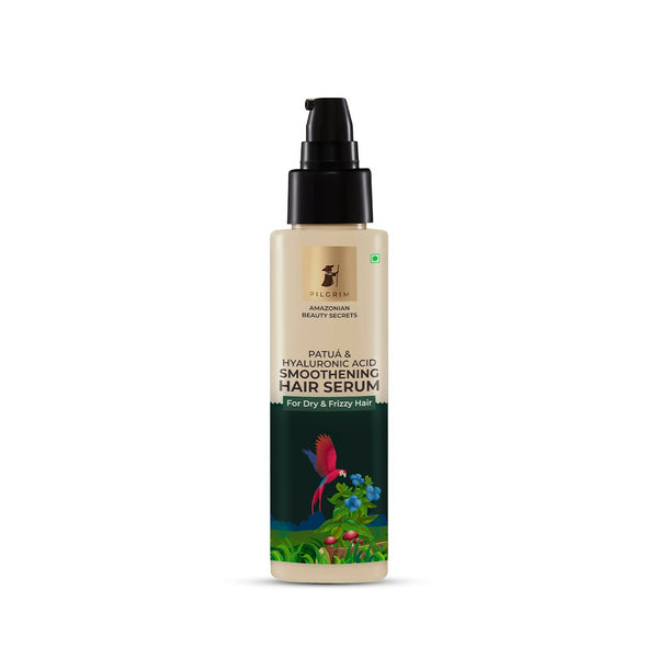 Pilgrim Amazonian Patuá & Hyaluronic Acid Smoothening Hair Serum For Dry & Frizzy Hair, For Hair Smoothening - Distacart