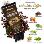 Thumbnail for LA Organo Papaya Hydrating Face Gel with Alovera & Vit-E & Arabica Coffee Peel Off Mask Combo - Distacart