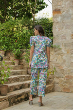 Thumbnail for Preksha Creation Indian Designer Cotton Blend Women And Girl Co-Ord Set - Blue - Distacart