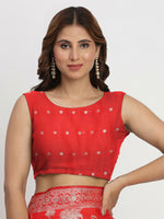 Thumbnail for Astita Banarasi Silk Red Saree