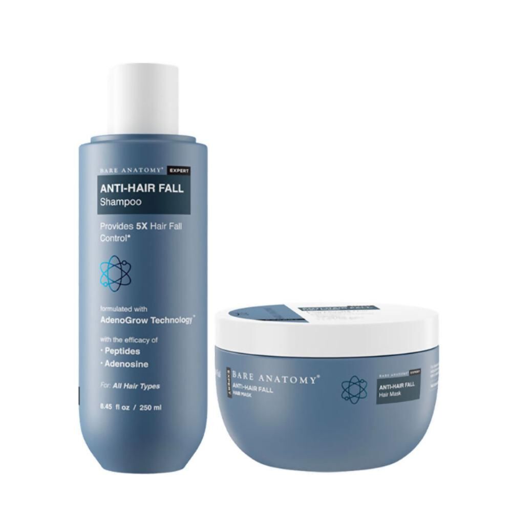Bare Anatomy Expert Anti Hairfall Shampoo & Mask Combo - Distacart