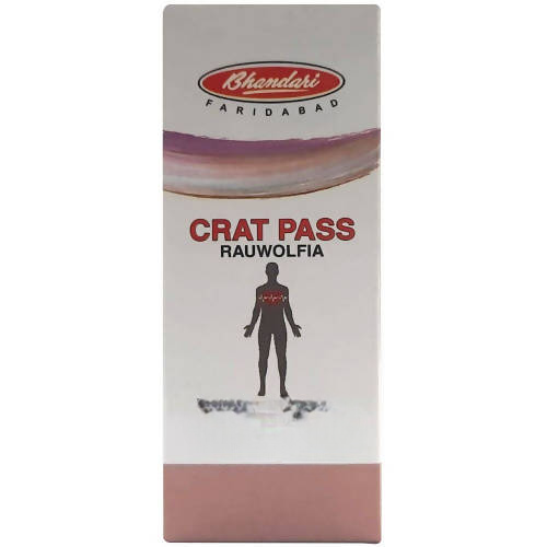 Bhandari Homeopathy Crat Pass Rauwolfia Tablets - Distacart