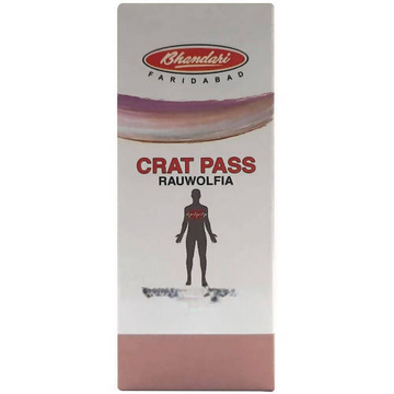 Bhandari Homeopathy Crat Pass Rauwolfia Tablets - Distacart
