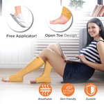 Thumbnail for Vissco Medical Compression Stockings (Below Knee) - Beige - 1 Pair - Distacart