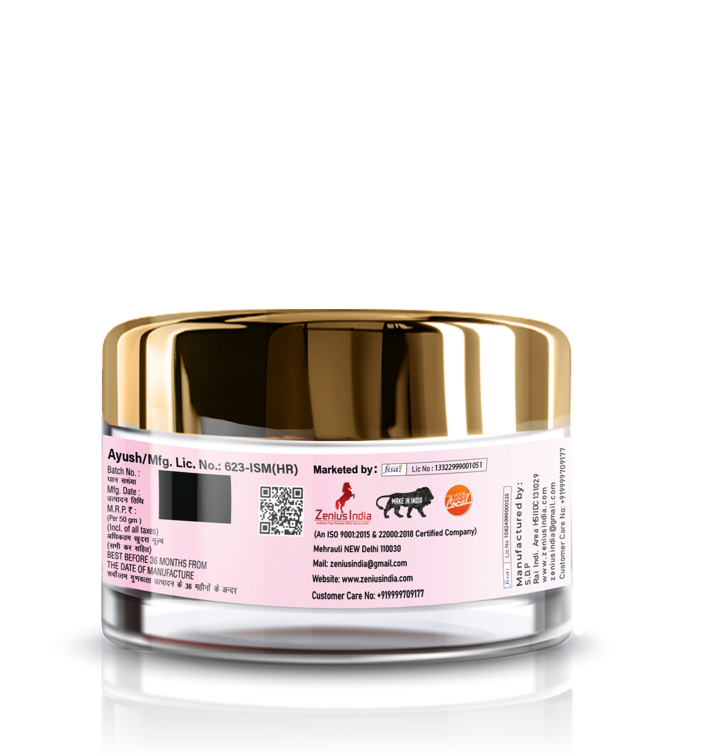 Zenius Whitening Cream for Skin Whitening and Lightening - Dista