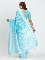 Thumbnail for Astita Linen Cotton Grey Saree