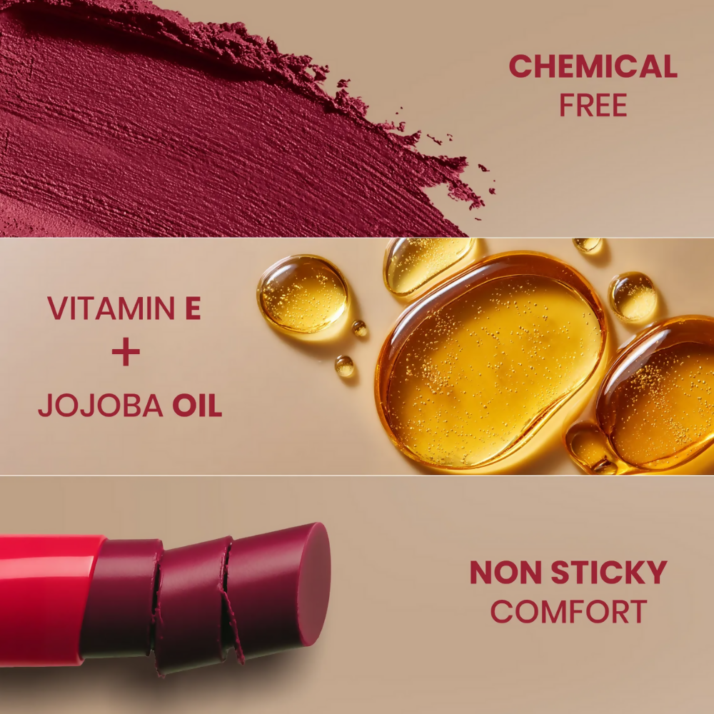 NY Bae Transfer-proof Matte Crayon Lipstick – Sangria 03 - Distacart