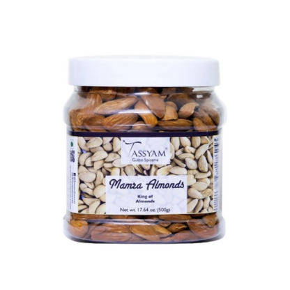 Tassyam Organics Ultra Premium Mamra Almonds - Distacart