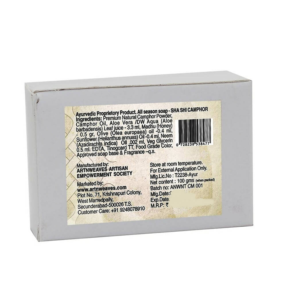 artNweaves Sha Shi Camphor Handmade Soap - Distacart