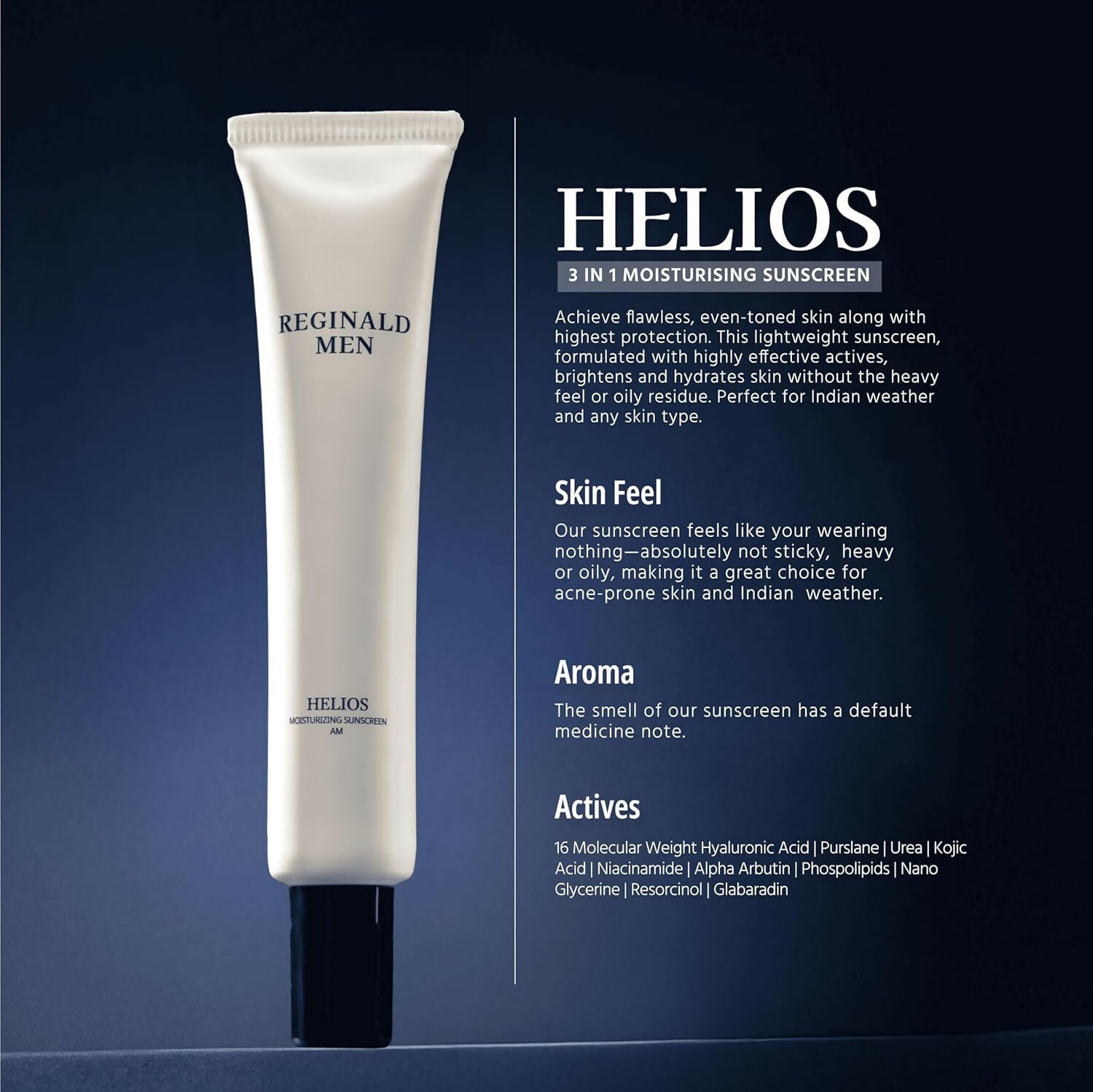 Reginald Men Complete Care Kit (Face wash, Moisturiser, Sunscreen, Serum, Lip Balm)