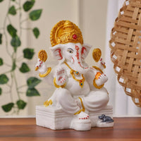 Thumbnail for Apnimarket Marble Dust Ganesh Idol - Distacart