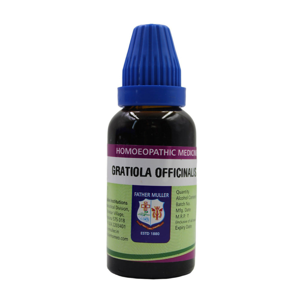 Father Muller Gratiola Officinalis Mother Tincture Q - Distacart
