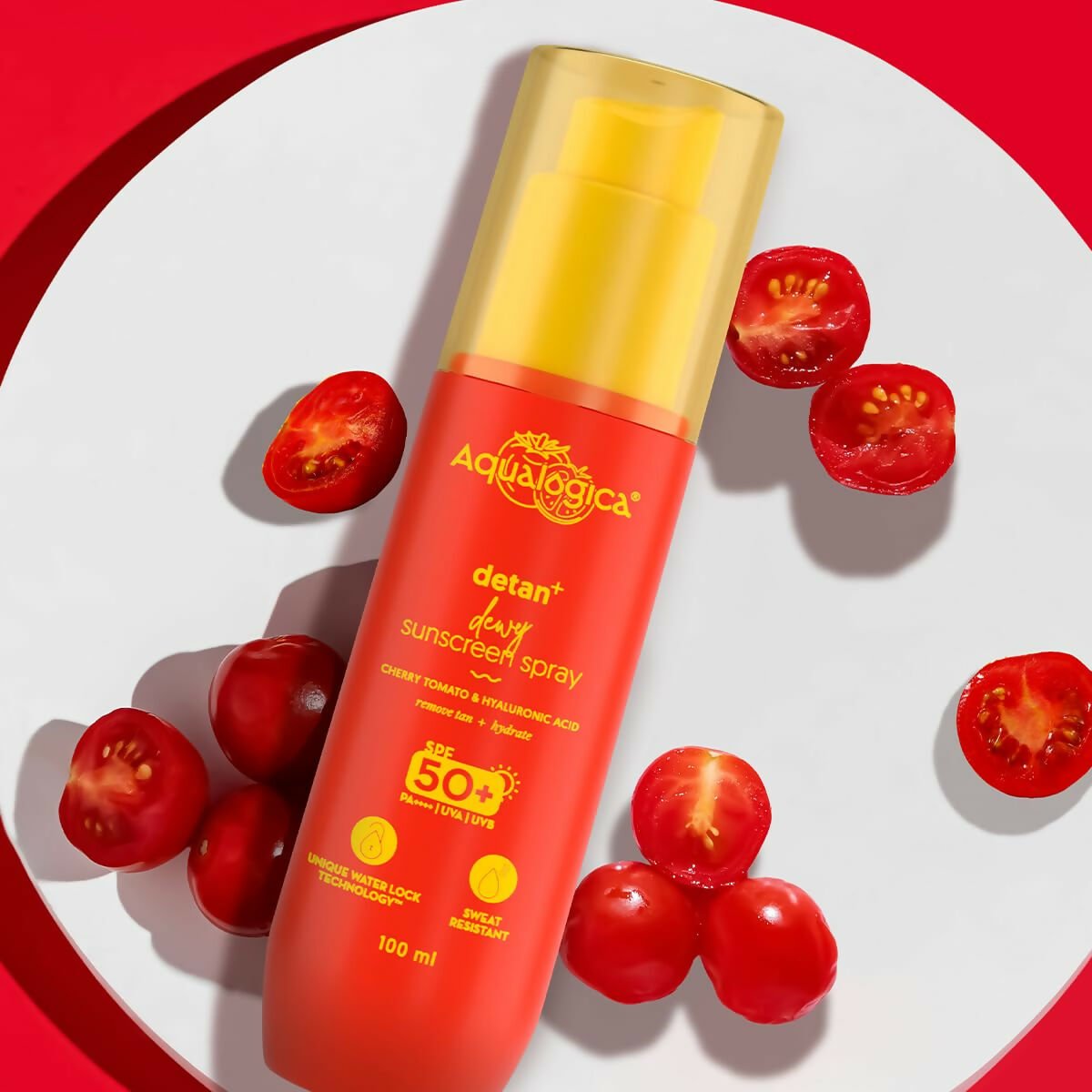 Aqualogica Detan+ Dewy Sunscreen Spray SPF 50+ PA++++ UVA/B Protection, Lightweight & Quick Absorbing, No White Cast - Distacart