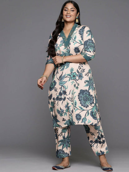 Ahalyaa Women's Traditional wear Kurta Set - Tan - Distacart