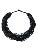 Thumbnail for Inhanns Handmade Beaded Multilayer Necklace, 20 Layers - Black - Distacart