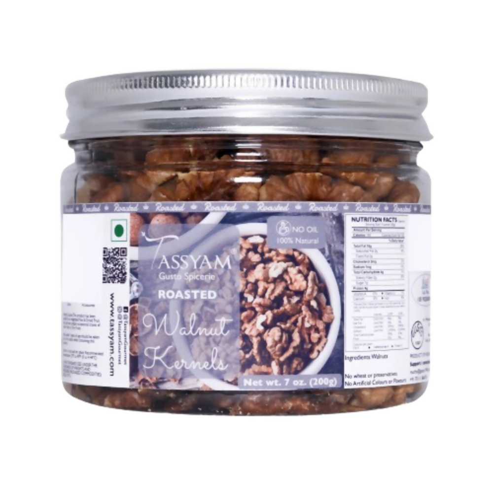 Tassyam Organics Roasted Walnut Halves - Distacart
