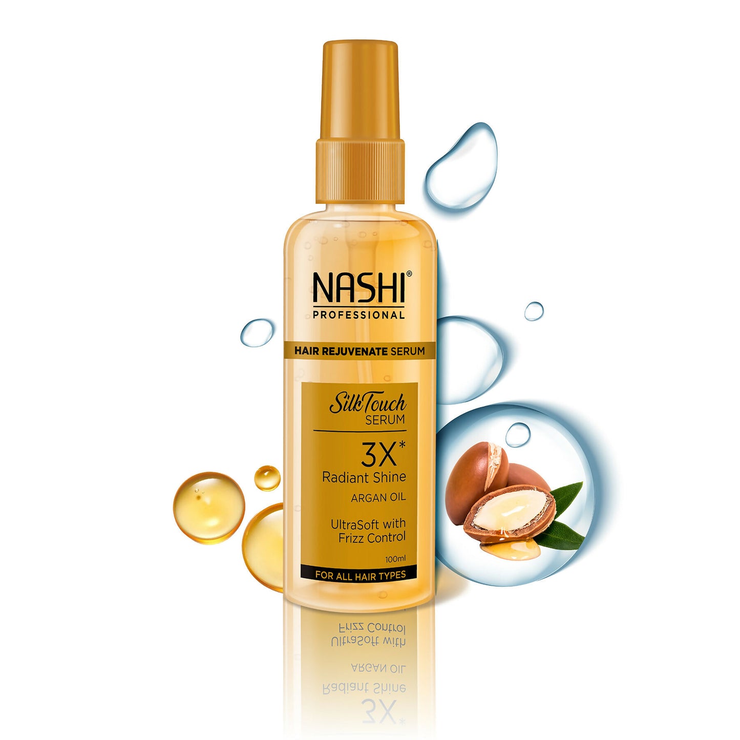 Nashi EverSilk Argan Oil Hair Serum for Women & Men - Distacart