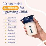 Thumbnail for Gritzo SuperMilk Growth+ (Formerly Height+) Unsweetened Drink Mix (7-9y Girls), 10g Protein Powder- Creamy Vanilla - Distacart