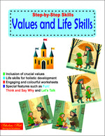 Thumbnail for Step By Step Skills-Values And Life Skills Colorful Tearable Worksheets - Dista