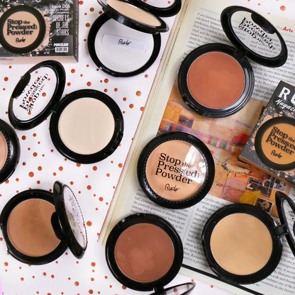Rude Cosmetics Stop The Pressed Powder - Light Tan 09 - Distacart