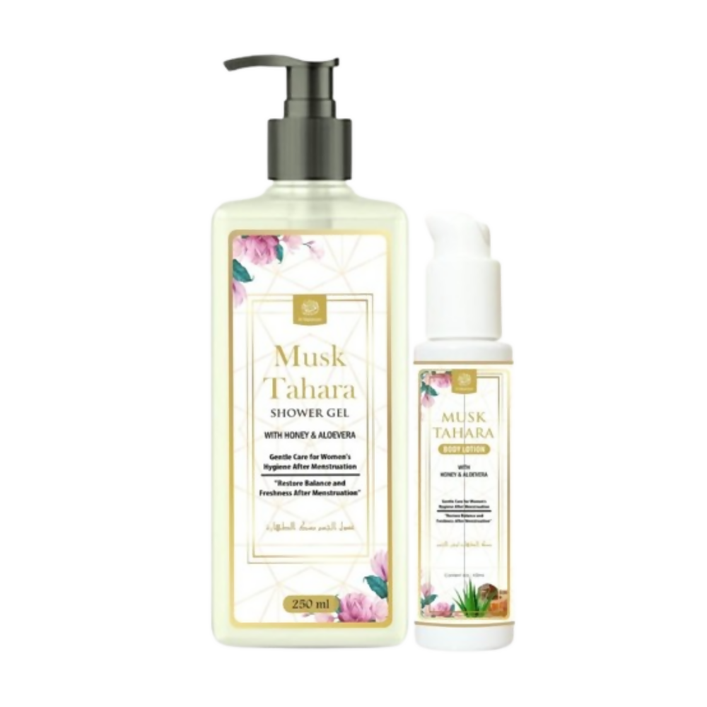Al Masnoon Musk Tahara Shower Gel & Body Lotion - Distacart