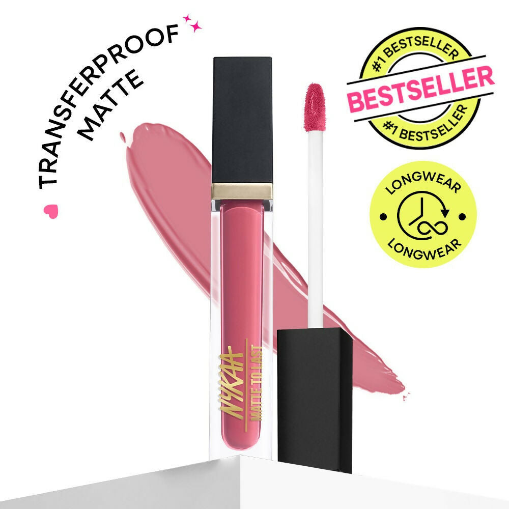 Nykaa Matte To Last ! Transferproof Liquid Lipstick - Le Pondy-15 - Dista