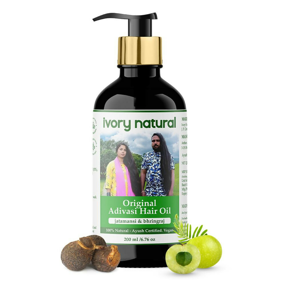 Ivory Natural Adivasi Hair Oil For Growth Of Hair, Hair Strengthening & Nourishment - Distacart