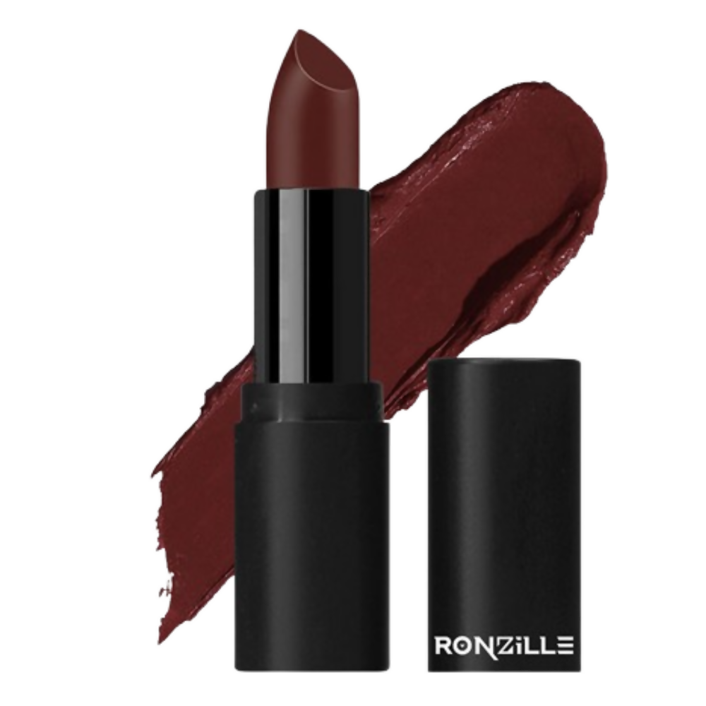 Ronzille One Touch Up HD Matte Lipstick - Almond Swoosh - Dista