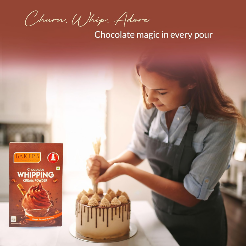 BAKERS Chocolate Whipping Cream Powder Mix - Dista