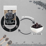 Thumbnail for Nature Yard Black Raisins Seedless/kali kismis/kishmish dry fruit - Distacart