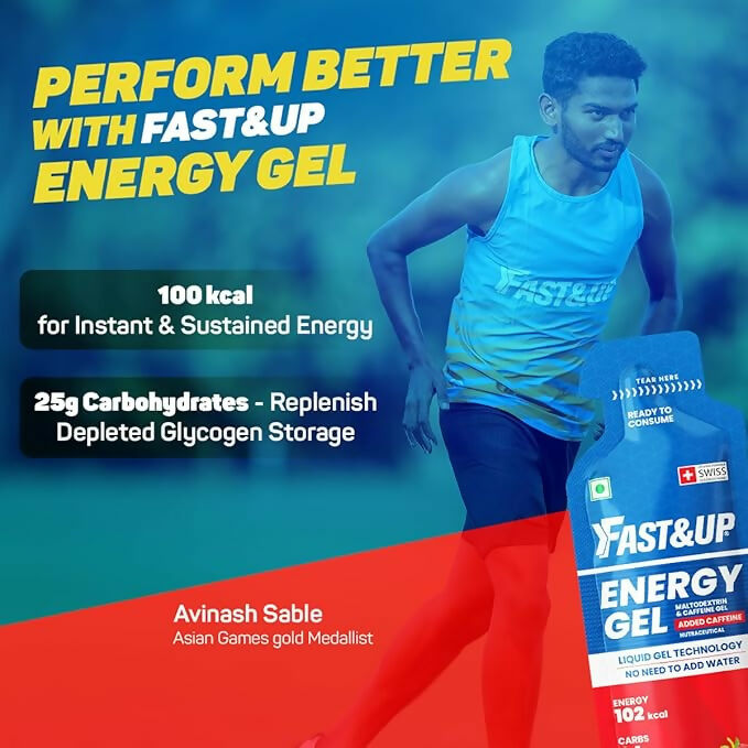 Fast&Up Energy Gel-Strawberry Banana Flavour