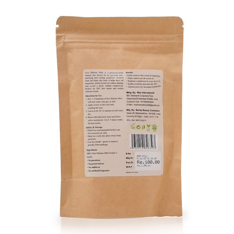 Jeva Multani Mitti Powder Face Pack - Dista