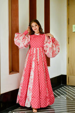 Thumbnail for Aastha Fashion Women's Pink Cotton Silk Digital Printed Anarkali Dress - Distacart