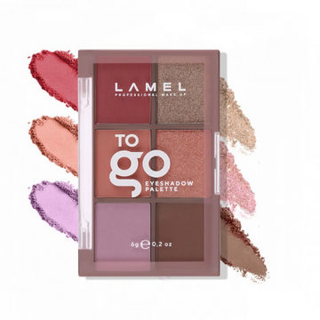 Lamel To Go Eyeshadow Palette - 404 Burgundy - Distacart