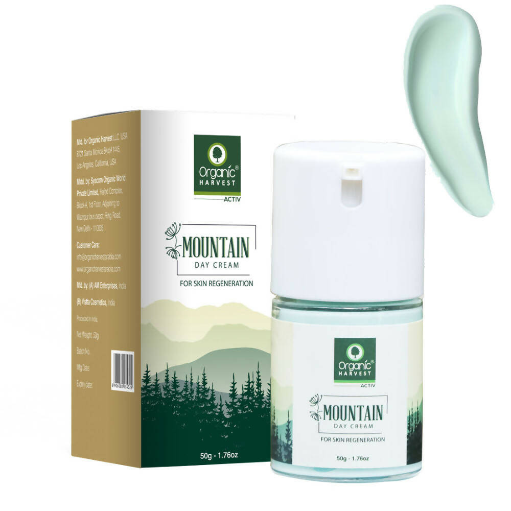 Organic Harvest Mountain Day Cream For Skin Regeneration - Distacart