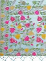 Thumbnail for Astita Linen Cotton Sky Blue Saree