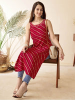 Thumbnail for Anouk leheriya Printed Straight Kurta