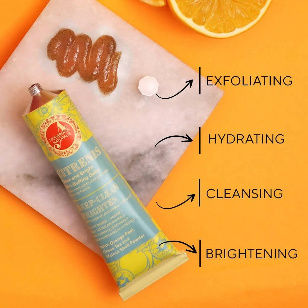 A. Modernica Naturalis Citrenis Clean and Bright Skin-Buffing Gelly - Distacart