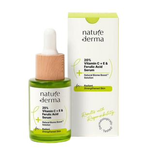 Nature Derma 20% Vitamin C + E & Ferulic Acid Serum - Distacart