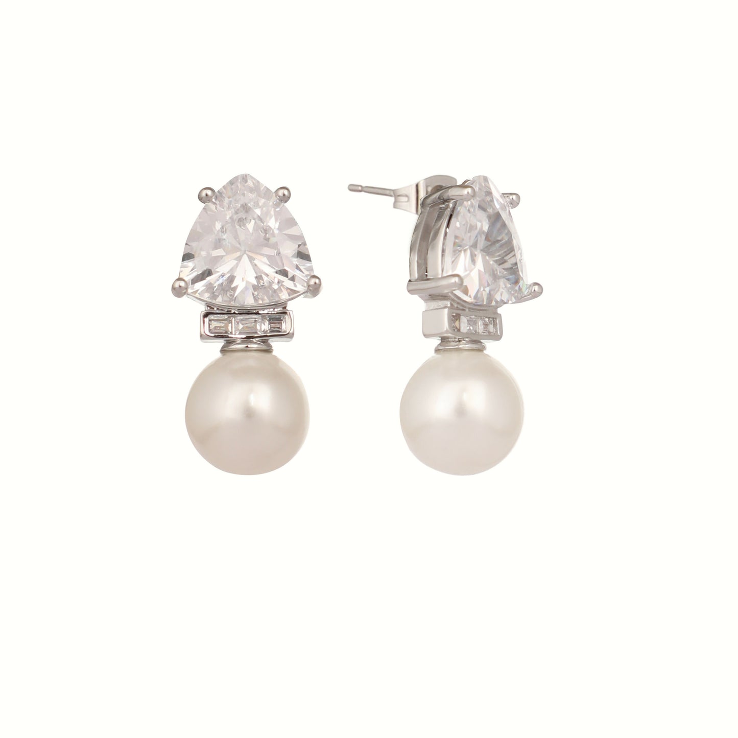 Nuyug Pearl Elegance Anti Tarnish Studs - Distacart