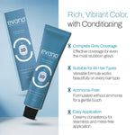 Thumbnail for Evano Professional Creme Hair Colour Darkest Brown for Women & Men - Distacart
