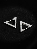 Thumbnail for NVR Men's Multicolour Geomatric Shaped Stud Earrings - Distacart