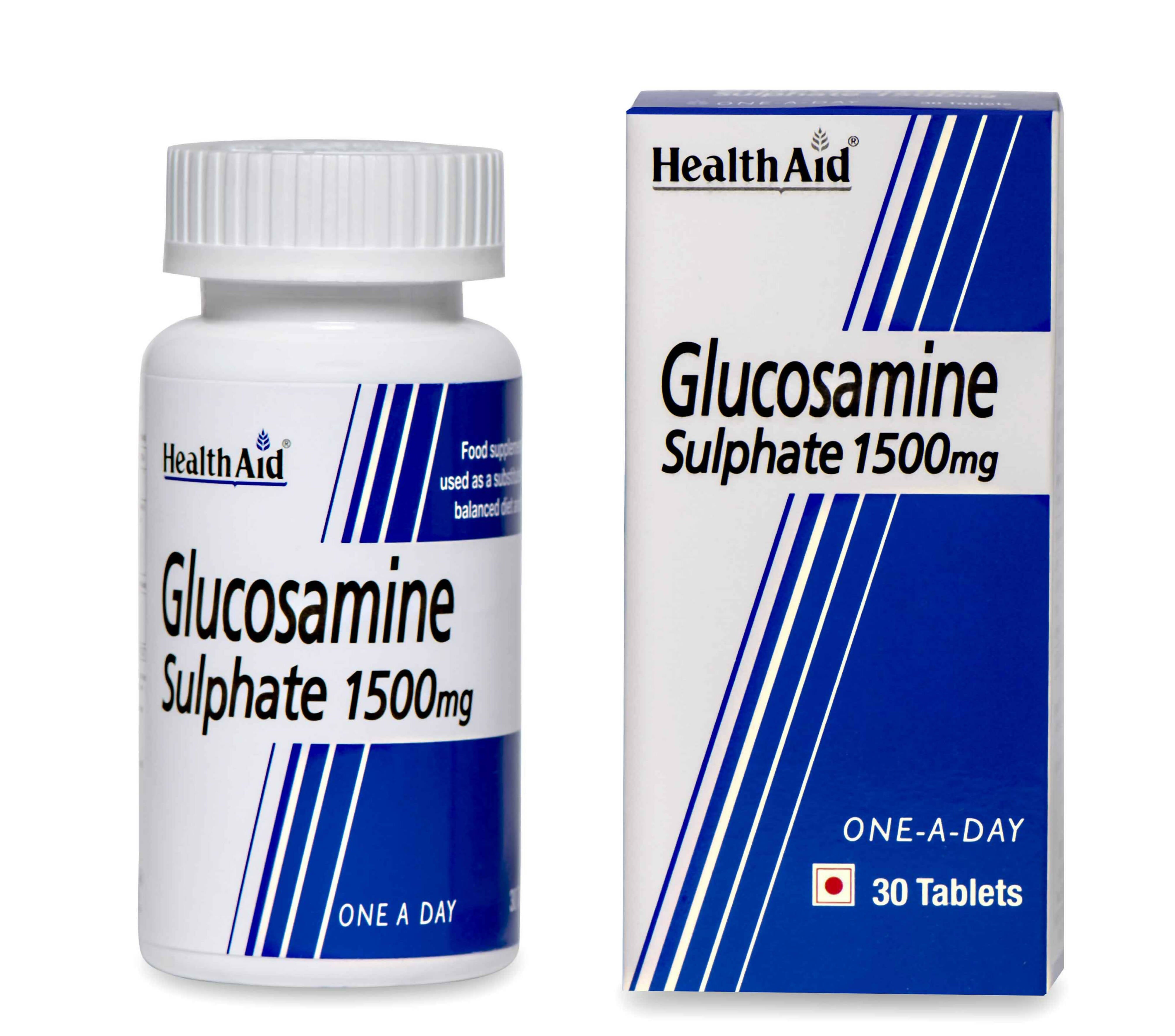 HealthAid Glucosamine Sulphate 2KCI 1500 mg Tablets - Distacart