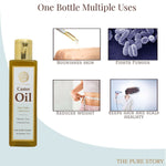 Thumbnail for The Pure Story Natural Cold Pressed Castor Hair Oil - Distacart