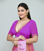 Thumbnail for Joban Fashion Women's Pink Embroidered Stitched Blouse