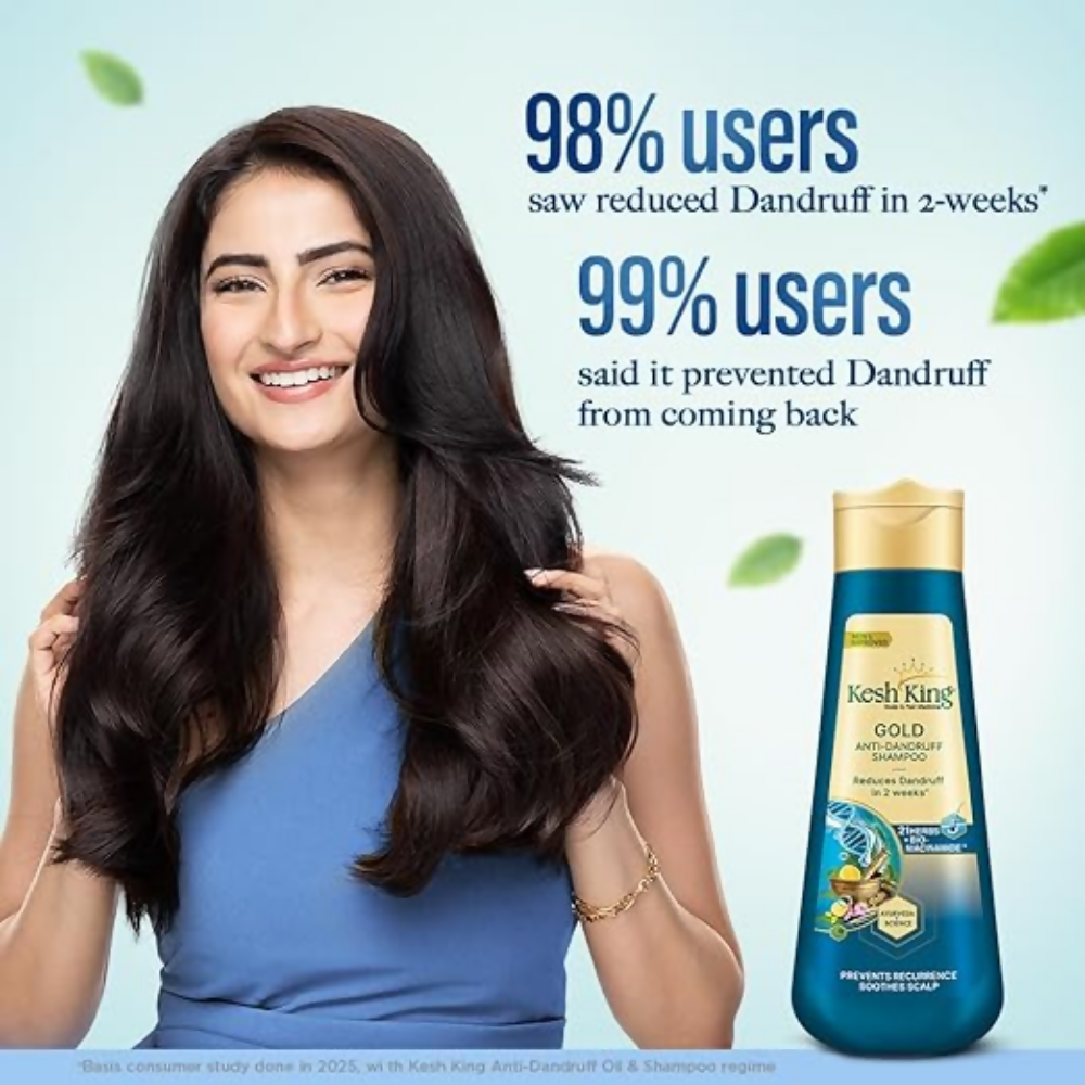 Kesh King Gold Anti-Dandruff Shampoo - Dista